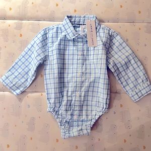 Janie & Jack Long sleeve Cotton Polo